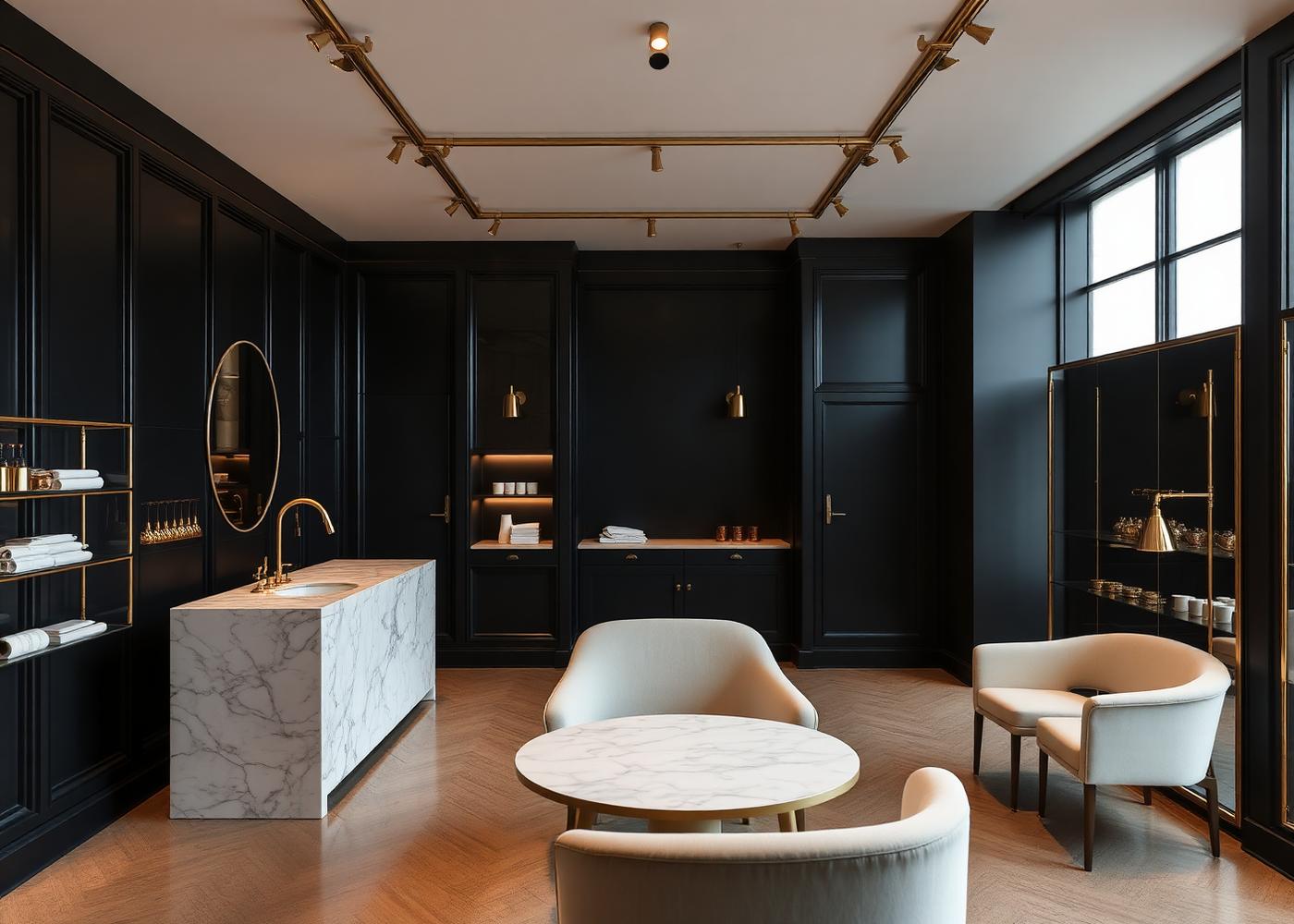 Interior of the Heaven Aesthetics studio